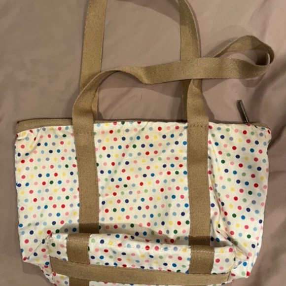 Rare Vintage 2000’s Rainbow “Polka all over” LeSportSac Purse - Picture 2 of 3